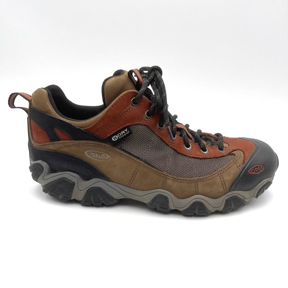 Oboz Men's Firebrand II Waterproof Low Hiking Shoes - Earth - Size 12 MEN'S